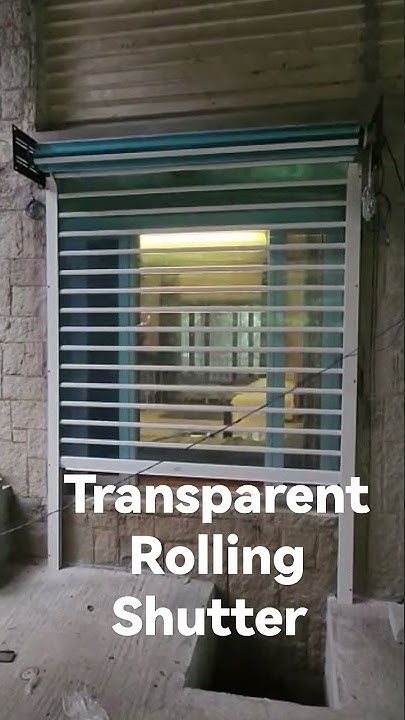 Transparent Rolling Shutter
